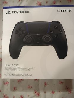 Playstation 5 dual sense black controller