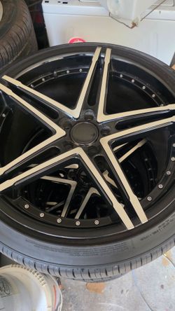 20” WHEELS + TIRES — $800 OBO