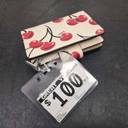 Coach Cherry Wallet