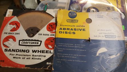 Sanding disc for table saw