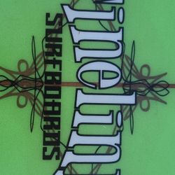 5'8 Fine Line Twin Fin Fish Surfboard