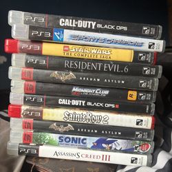 PS3 Games For Sale Separately 