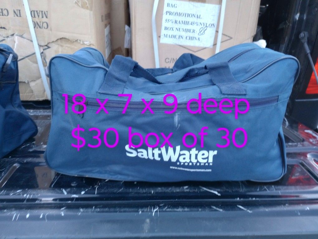 Saltwater Duffel Bag Brand New 18x7x9