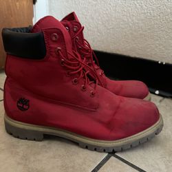 Timberland Boots Red Camp