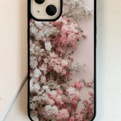 Iphone 15 Pro Max, Blush Blossom Cloud Glass Case