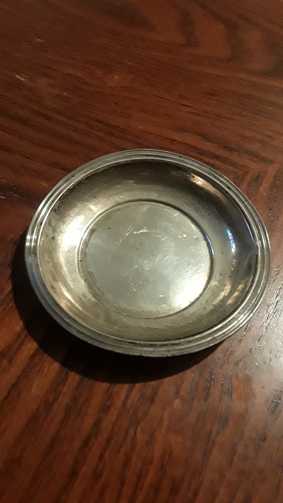 Cute Sterling Silver mini saucer