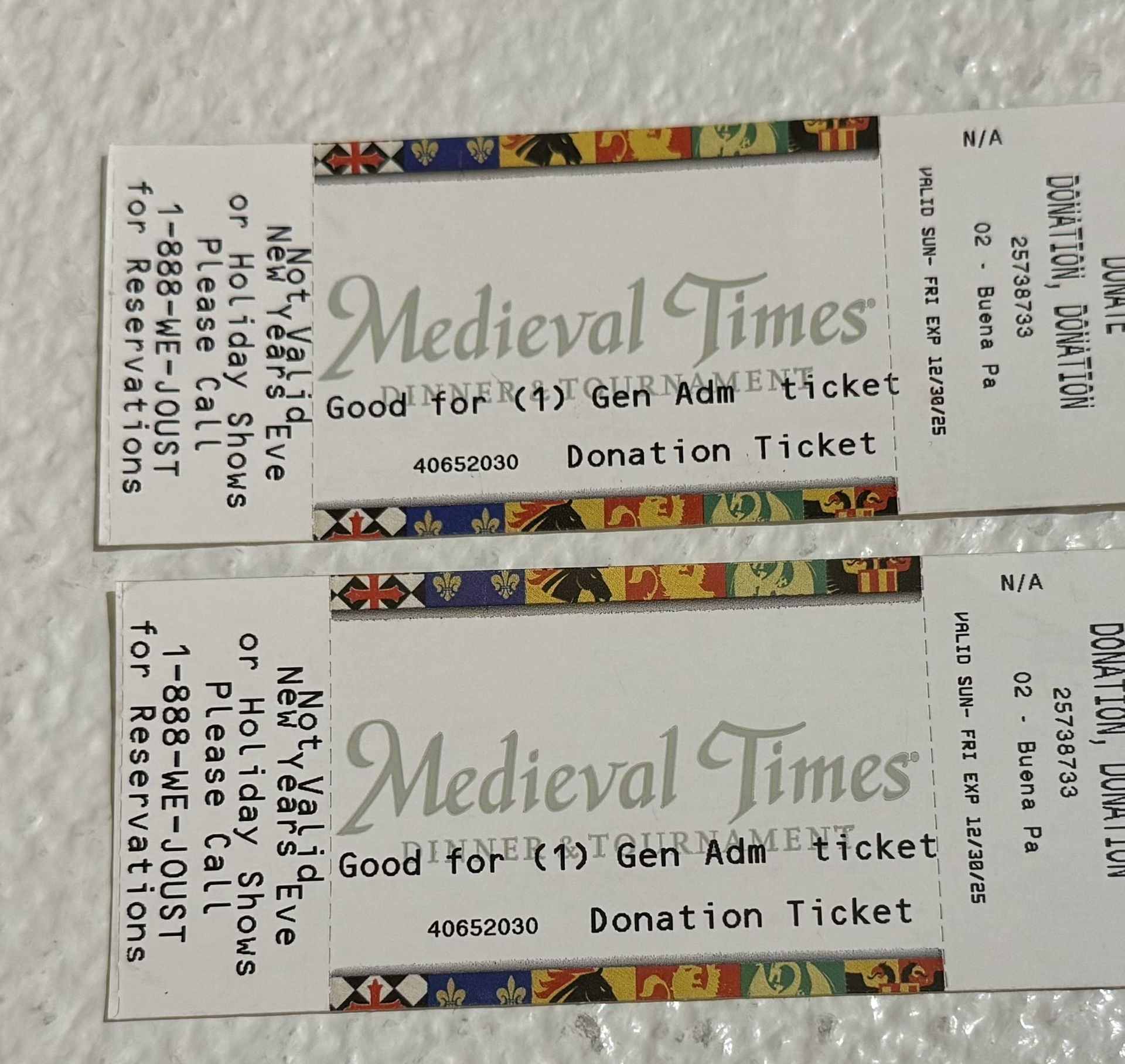 Medieval Times Tickets