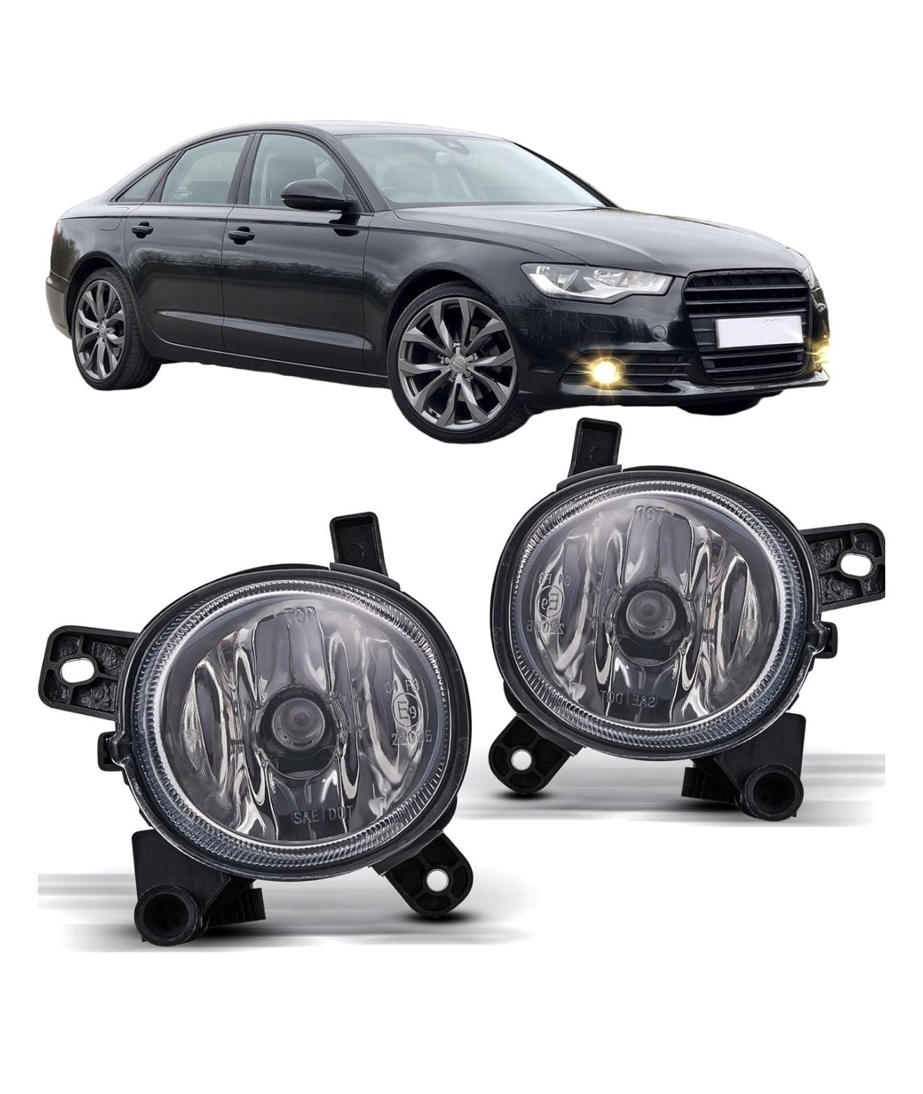 Halogen Fog Light Set For 2008-2018 Audi / WV
