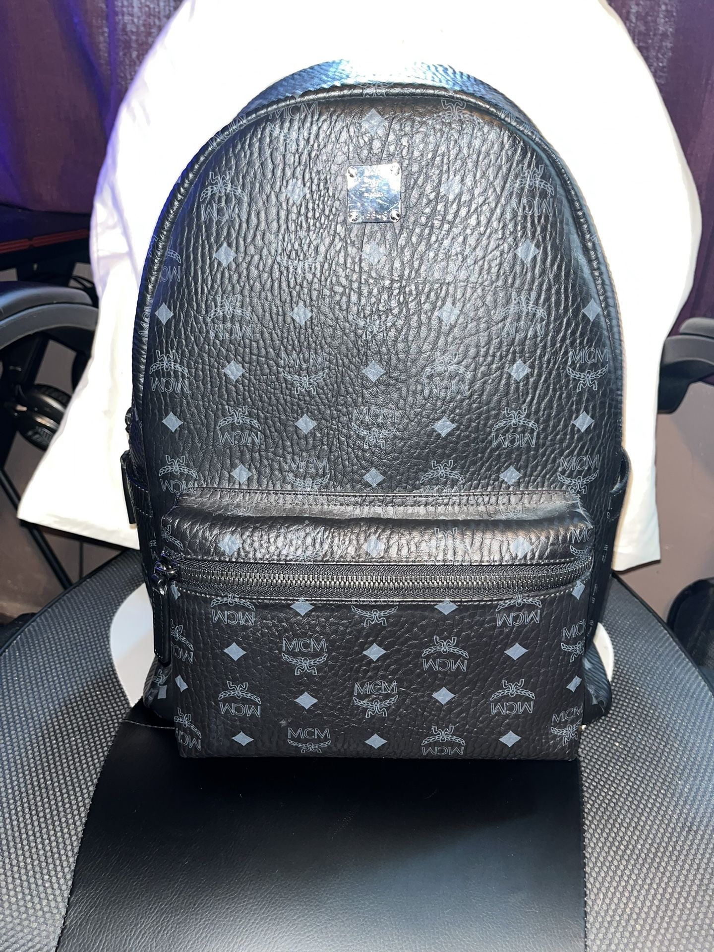 Black MCM backpack