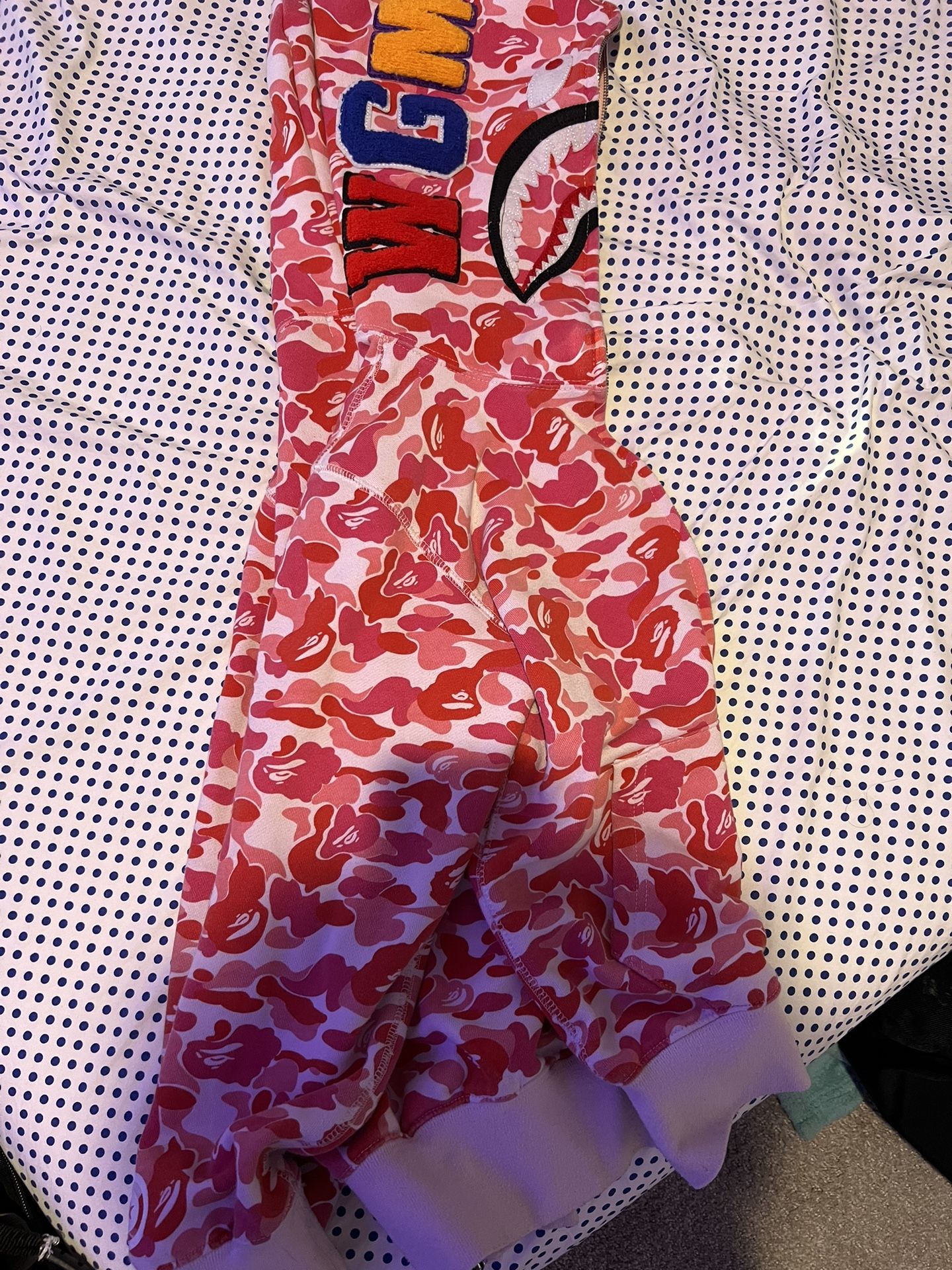 Bape Jacket Pink Small