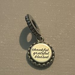 Thankful Grateful blessed charm