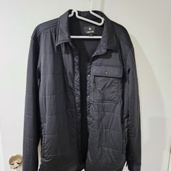 Snow Peak Flexible Insulated Long Sleeve Shirt / Jacket, Black / Solid Color