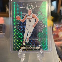Nikola Jokic Green Mosaic