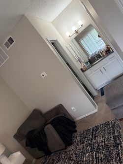 Couch and ottoman