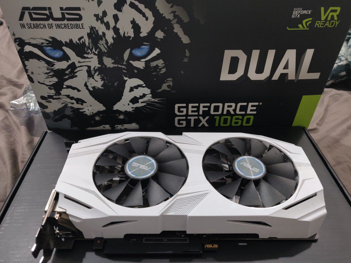 Serrated Misforståelse pakke ASUS GeForce GTX 1060 3GB Dual-Fan OC Edition VR Ready Dual HDMI DP 1.4  Gaming Graphics Card for Sale in San Jose, CA - OfferUp