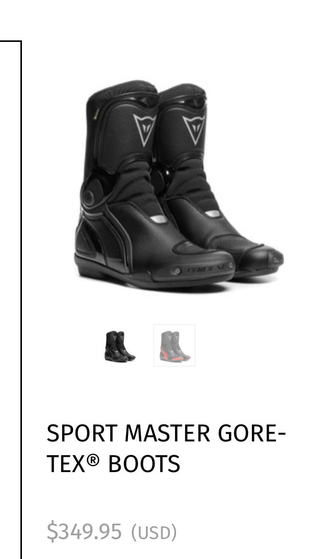 Dainese SPORT master Goretex Boots