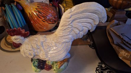 Porcelain rooster