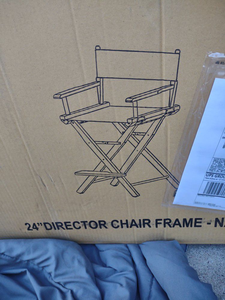 24' Director Chair Frame. Natural