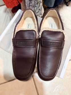 Calvin Klein Brown Slippers – Size 9.5
