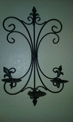 Wall Decorative 3 Candle Holder