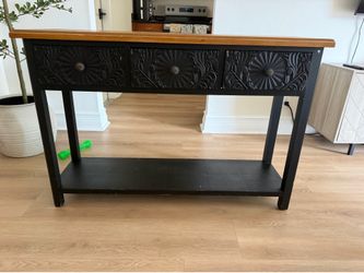 Modern Rustic Entryway Console / Sofa Table