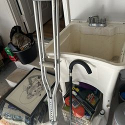 Crutches And Cane