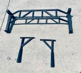 Fitness Angled Dip Bar Wall Attachments Home Gym Equipment Or Pull Up Bar Accessory! Ceiling/ Wall  Heavy Duty Pull-Up Bar / Multi Grip Chin Up Bar!