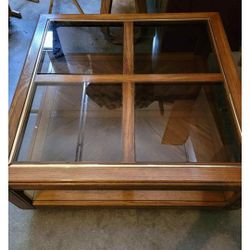 MUST SELL TOMORROW MORNING AUG. 2, 2025- Glass Coffee Table $ 40