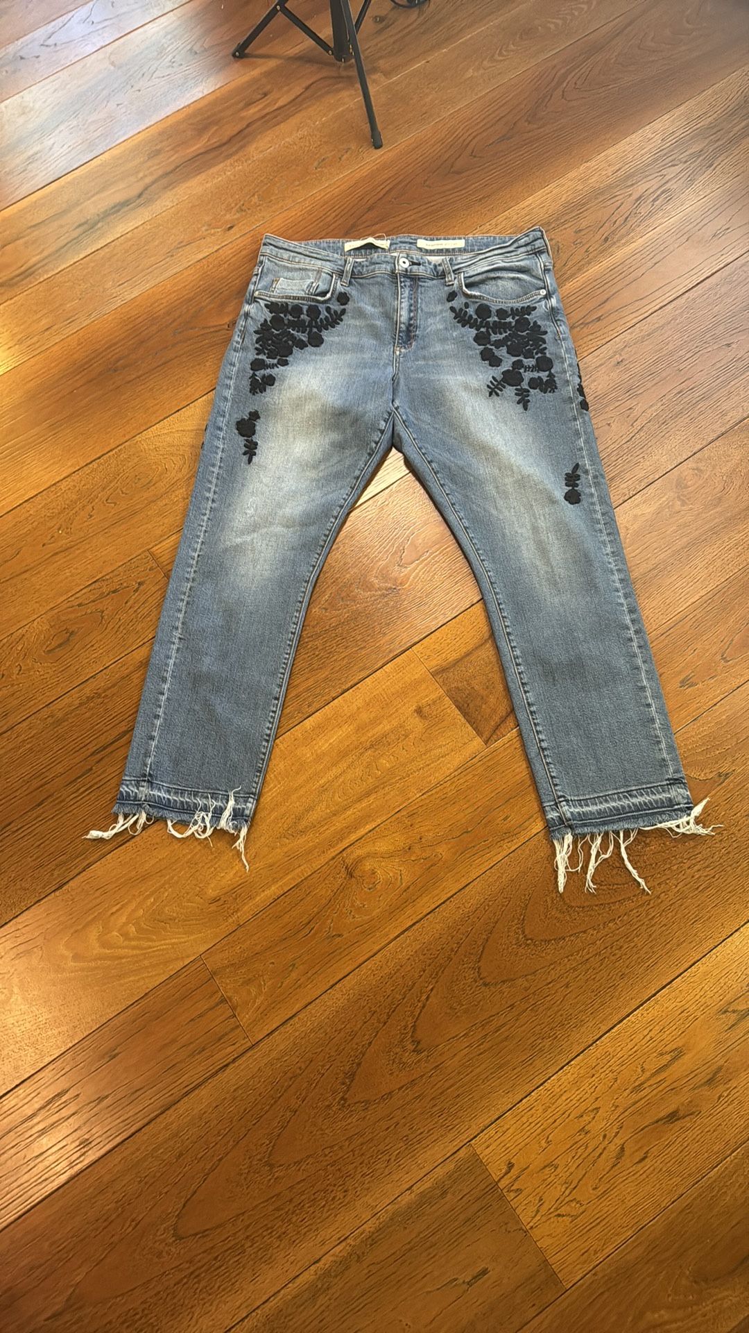 Anthropologie Pilcro Mid Rise Slim Boyfriend Jeans