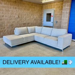 Like New Beige L Sectional Couch Sofa (DELIVERY AVAILABLE! 🚛💨)