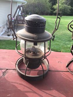 Lehigh valley railroad lantern