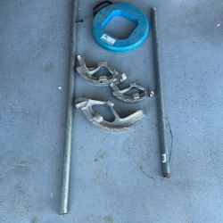1/2 And (2) 3/4 Inch Conduit Bender And 100’ Fish Tape