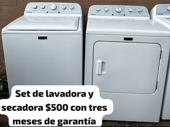 Set de lavadora y secadora