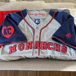 Kansas City Monarchs Baseball Jersey- Black League