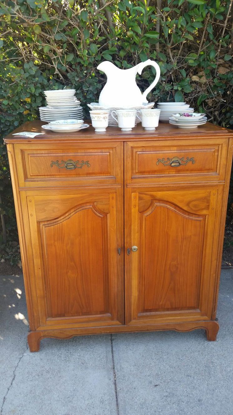 Vintage wine cabinet