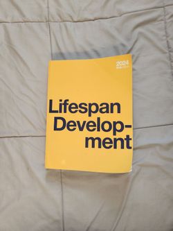 Lifespan Development 2024 First Edition Textbook