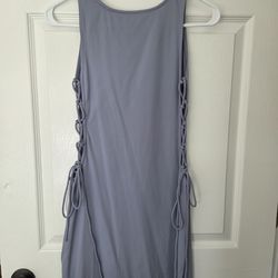 Halara Crisscross Lace Up Bodycon Mini Dress