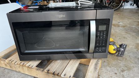 Over Range Microwave Whirlpool [Black Stainless]