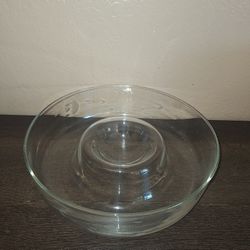 Crystal,  Princess House Chip & Dip Bowl 