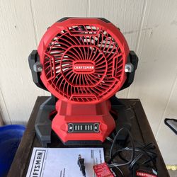 CRAFTSMAN V20 Cordless Misting Fan Kit with (1) 1.5Ah Battery and Charger