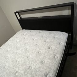 Cama Queen Size Base Y Colchón 