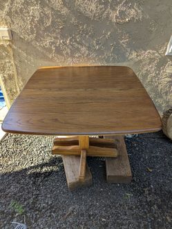 Oak table , recently refinished