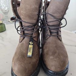 Full leather, steel Toe Boots