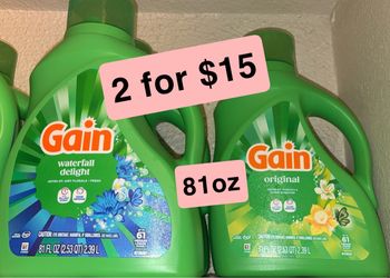 Gain detergent 81oz