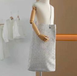 NWT JNBY white/gray Woven Crossbody/Shoulder/Tote Bag Handbag