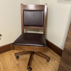 Stickey Mission Style Office/Desk Armless Swivel Chair