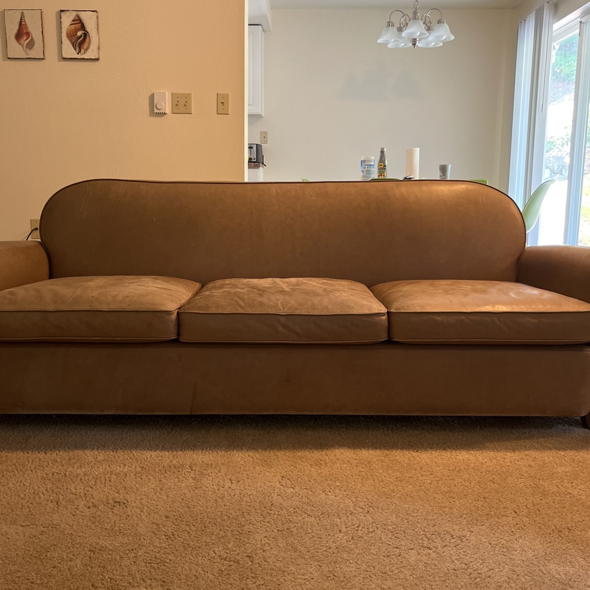 Leather Couch for Sale in Tumwater, WA OfferUp