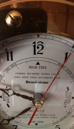 Brass Nautical Clock