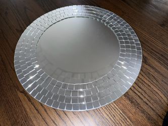 Vintage IKEA Tranby Round Mosaic Mirror