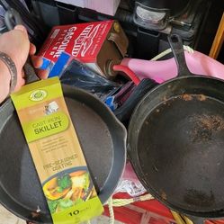 Pair of Cast Iron Pans